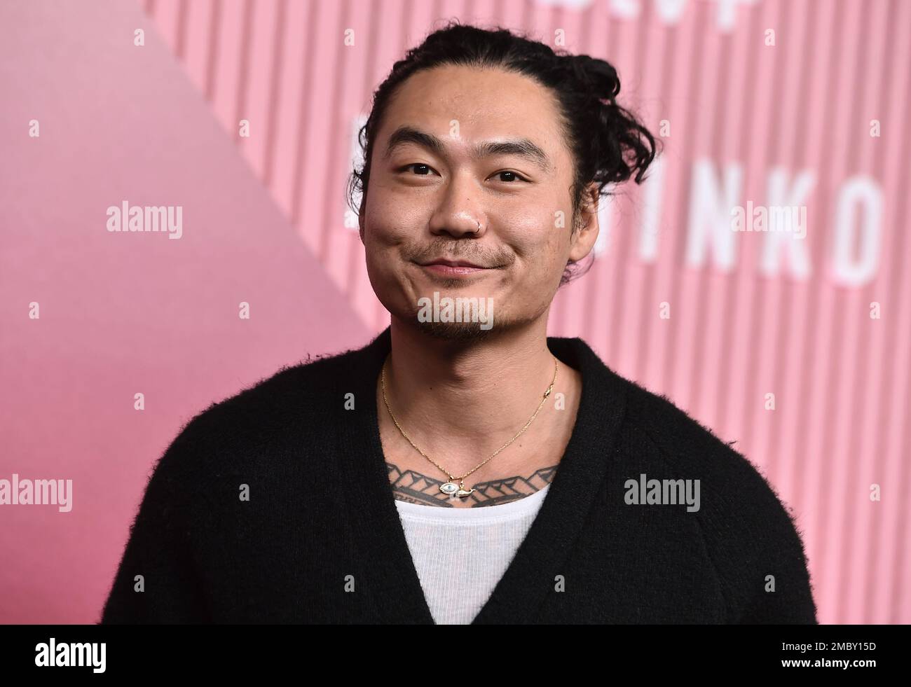 Dumbfoundead arrives at the global premiere of "Pachinko," Wednesday