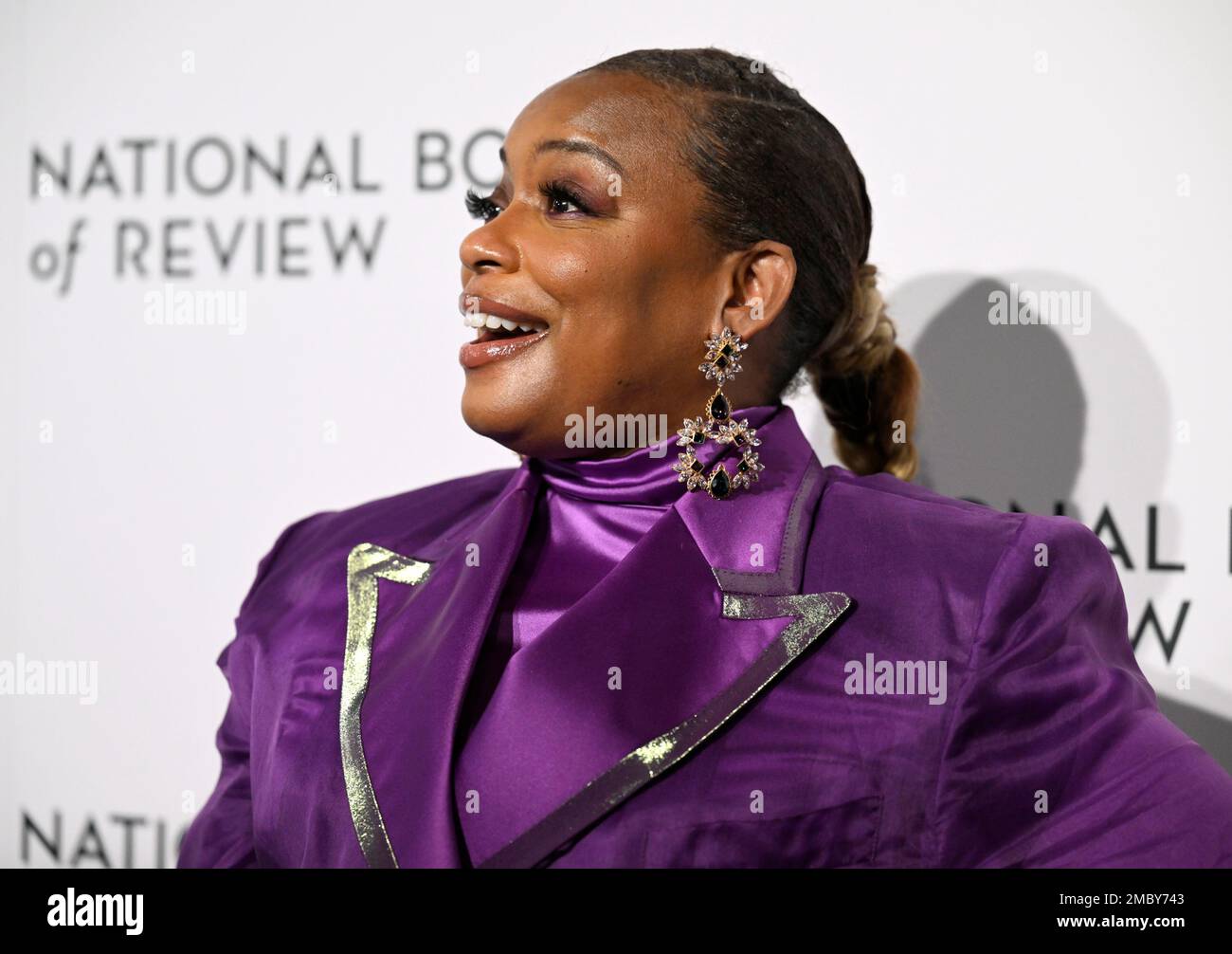 Best supporting actress honoree Aunjanue Ellis attends the National
