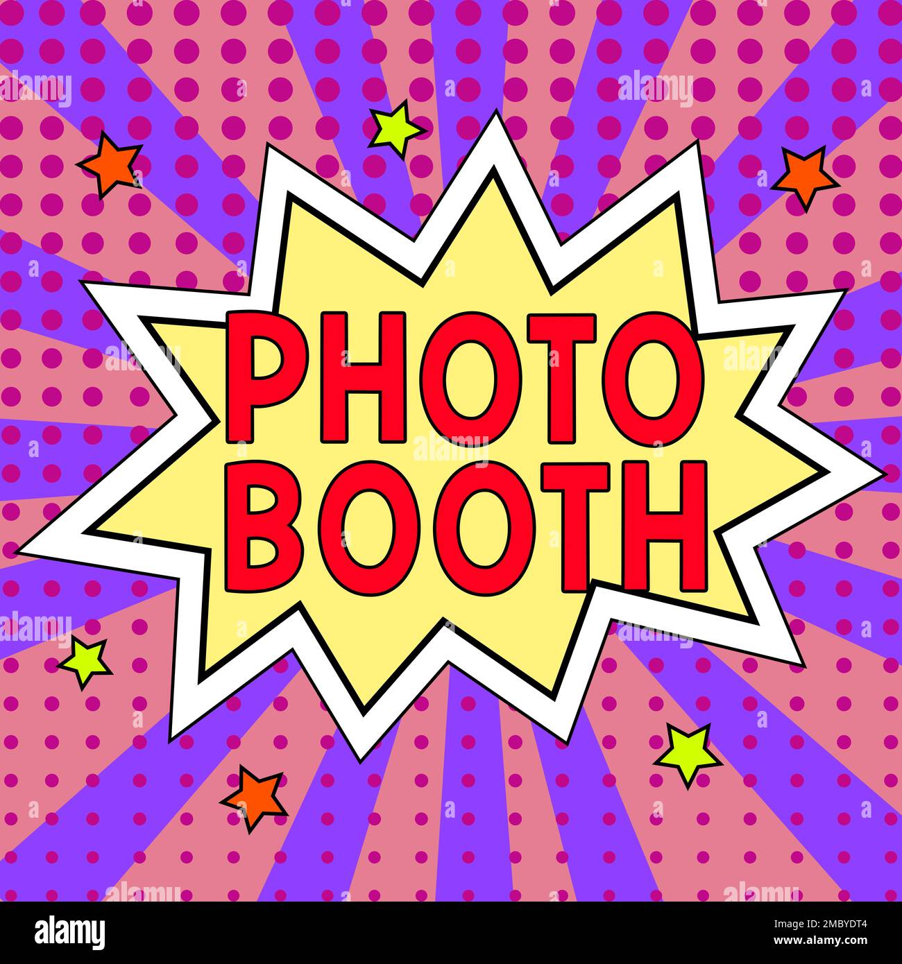 Writing Displaying Text Photo Booth. Concept Meaning Form Of Photo Sharing  And Publishing In The Format Of A Blog Stock Photo, Picture and Royalty  Free Image. Image 198281577.