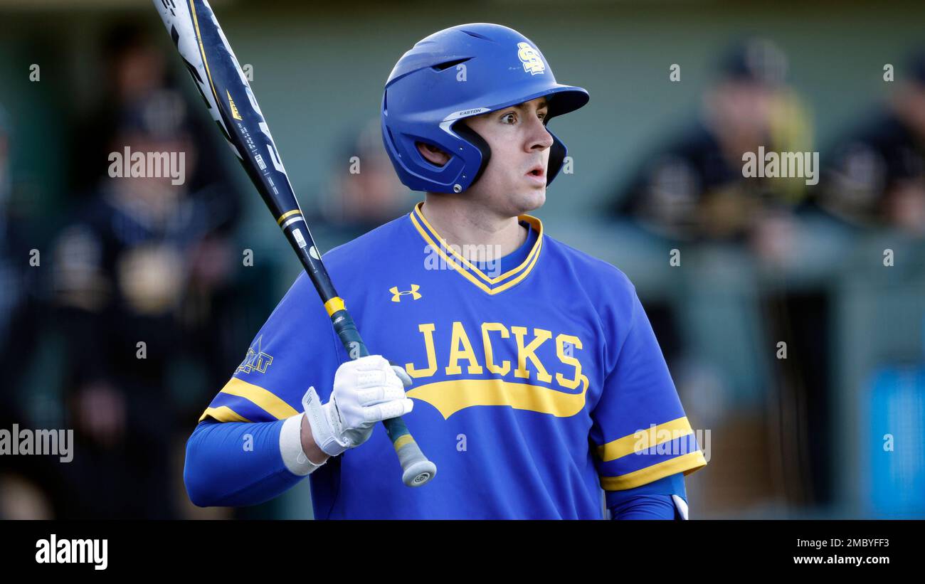 South Dakota State's Luke Ira during an NCAA college baseball game on ...