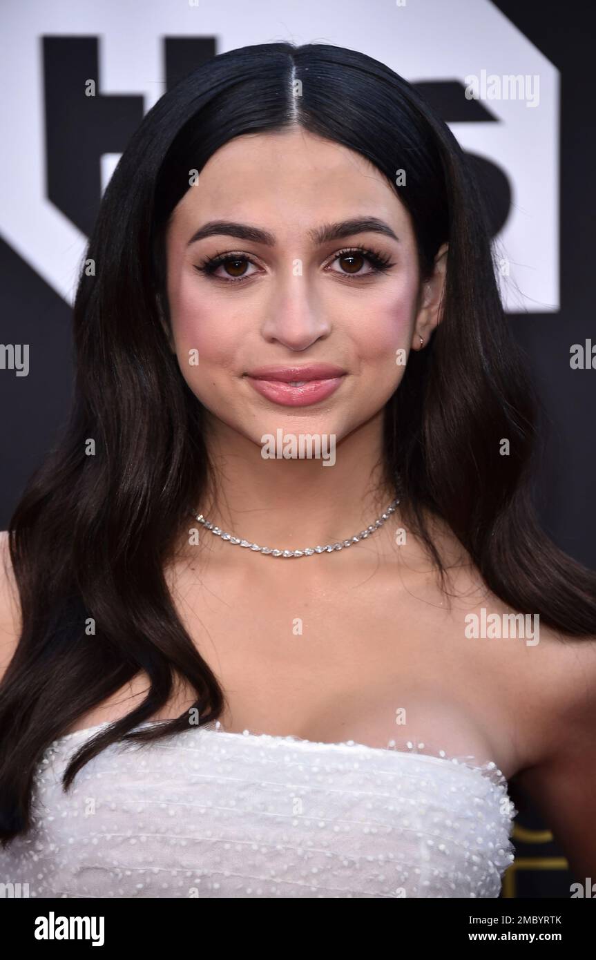 Josie Totah arrives at the 27th annual Critics Choice Awards on Sunday