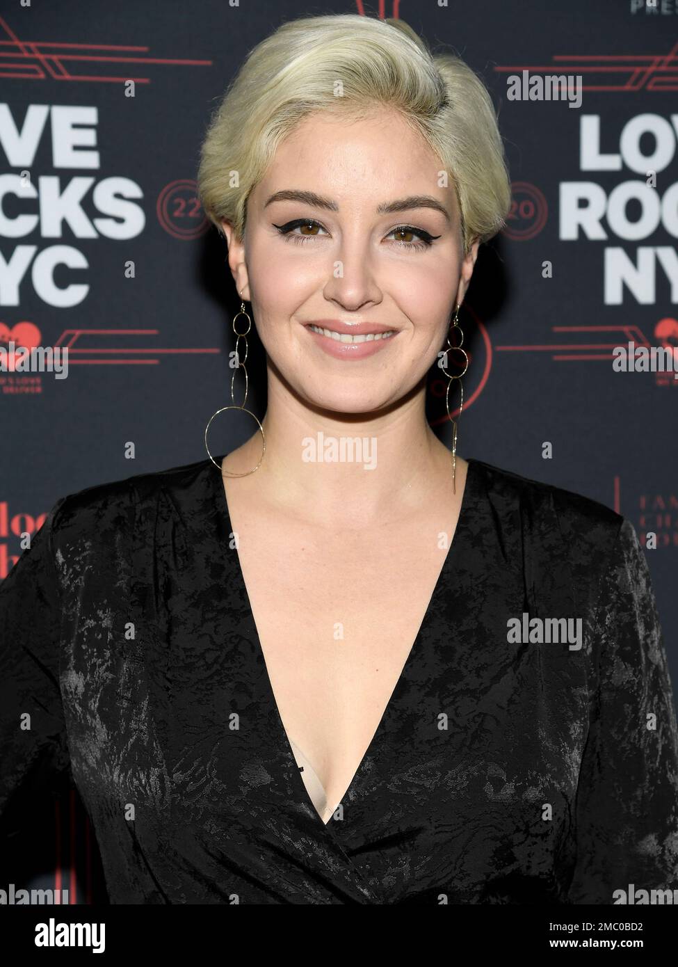 Maggie Rose arrives at the sixth annual Love Rocks NYC benefit concert