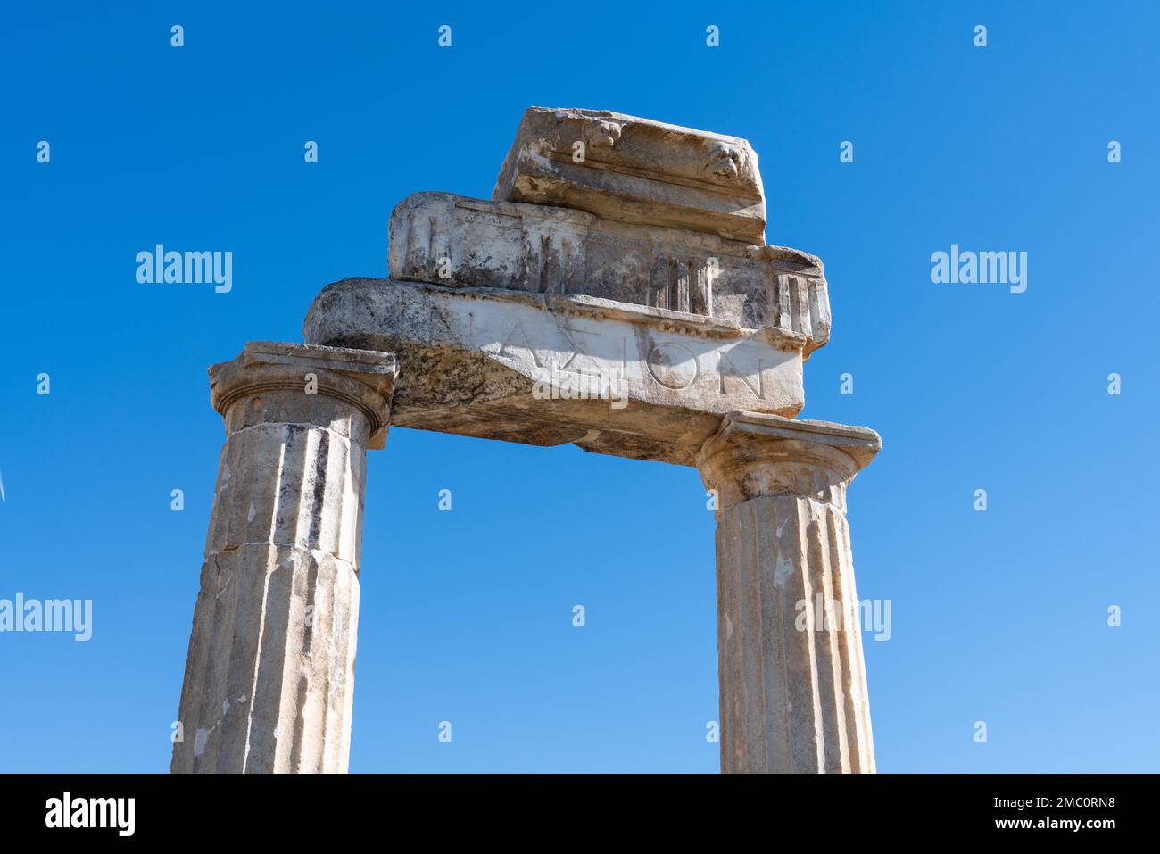 Hera ruins of Indianapolis Stock Photo