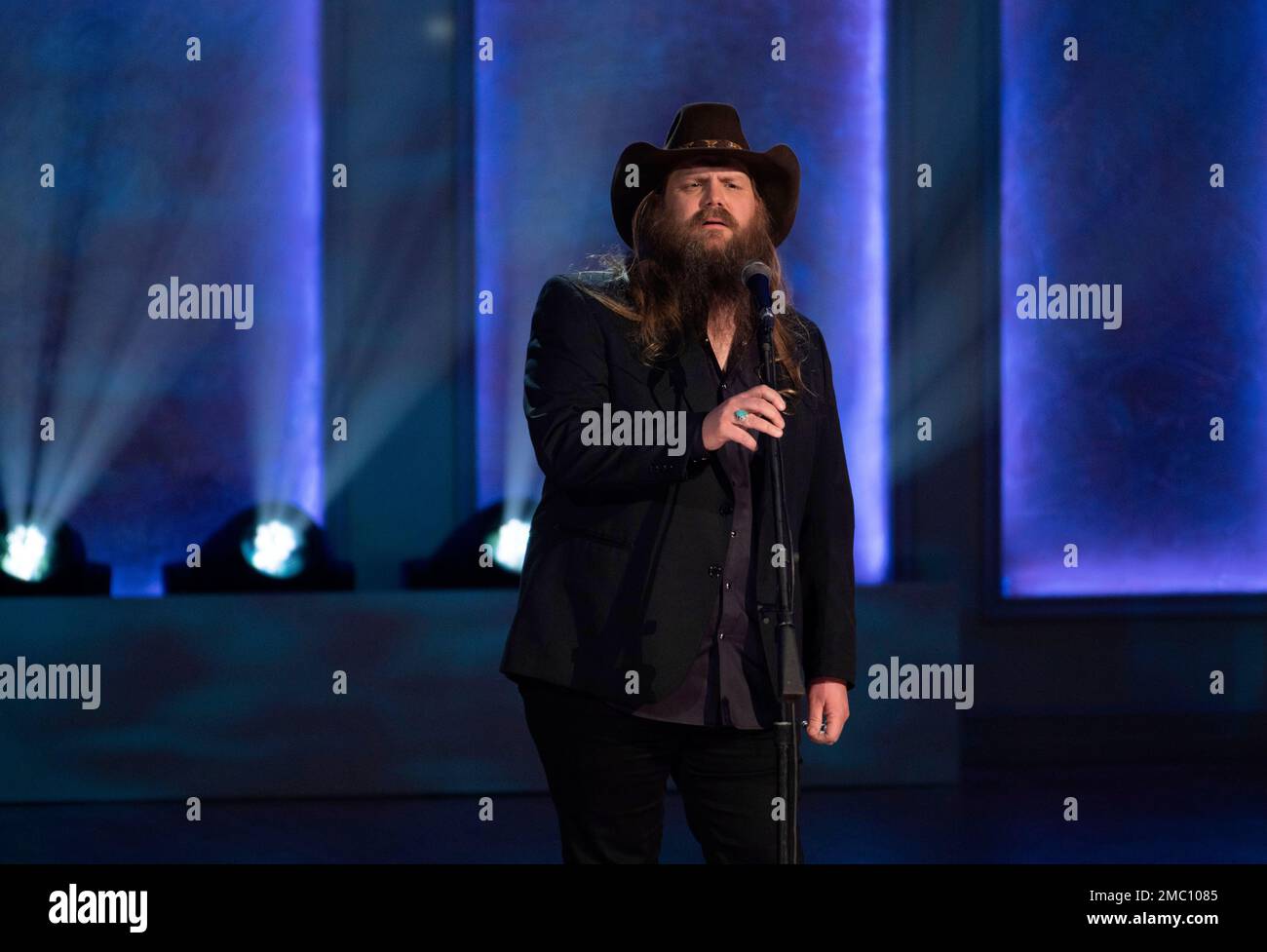 Singer Chris Stapleton performs during the 2022 Gershwin Prize Honoree