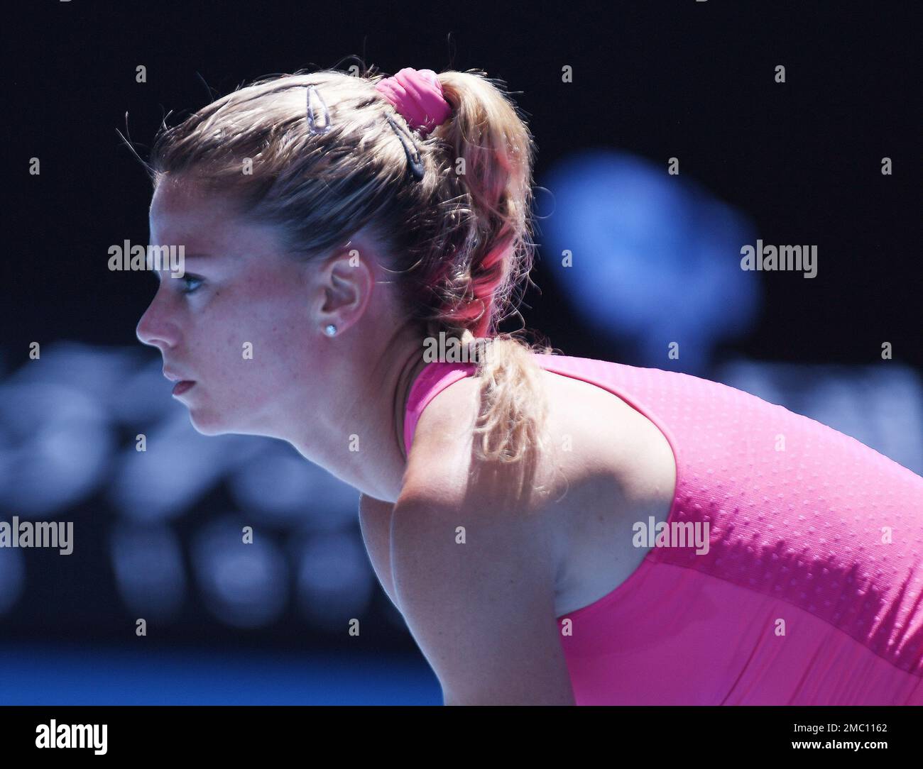 Melbourne, Australia. 21st Jan, 2023. Australian Open 2023 Melbourne Park Day 6 21/01/2023 Camilia Giorgi (ITA) third round match Credit: Roger Parker/Alamy Live News Stock Photo