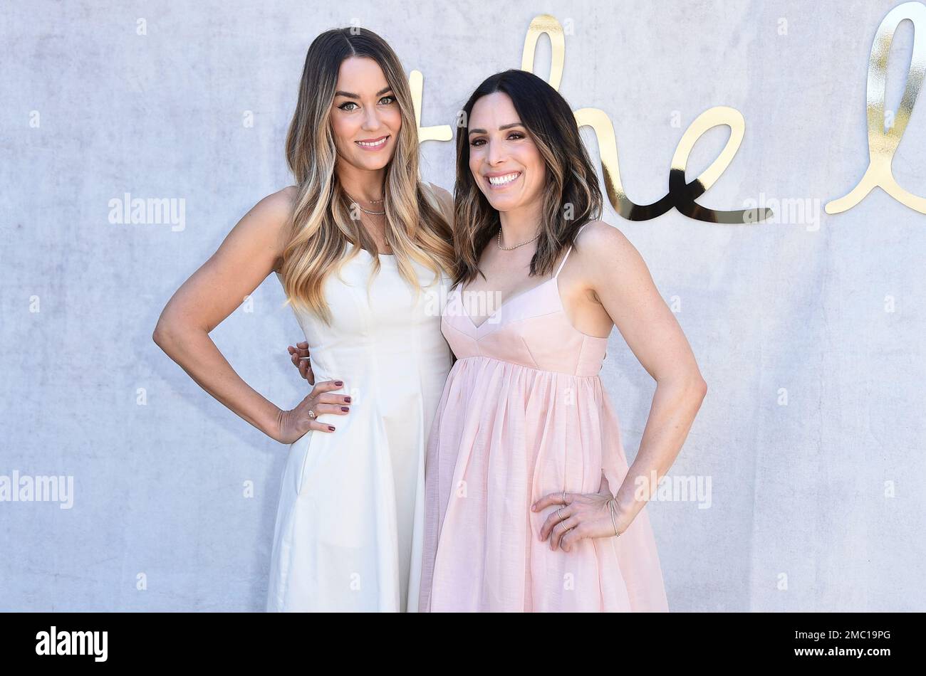 Lauren Conrad, left, and Hannah Skvarla arrive at The Little Market(00)