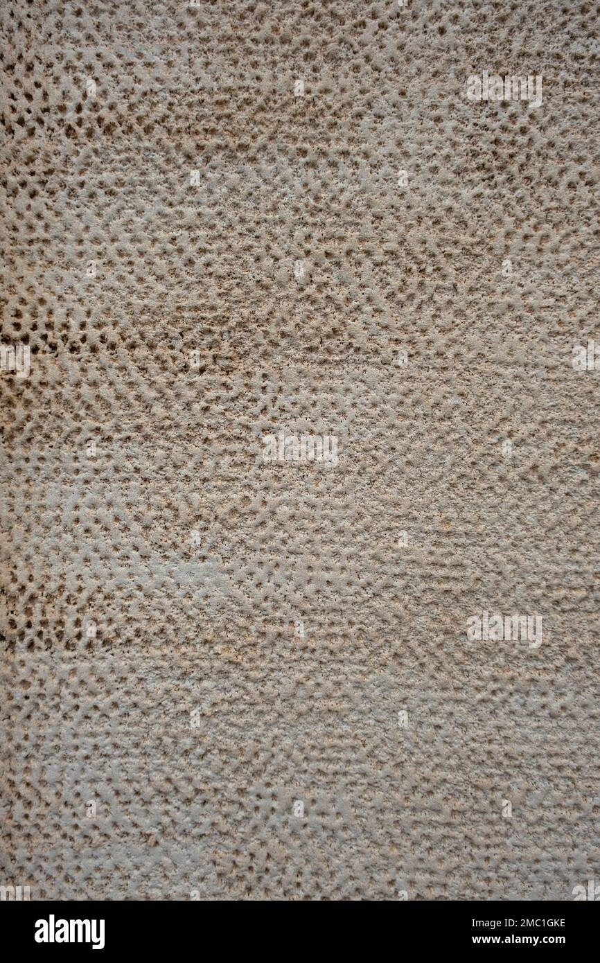 Decorative relief plaster finish wall texture, rough surface ...