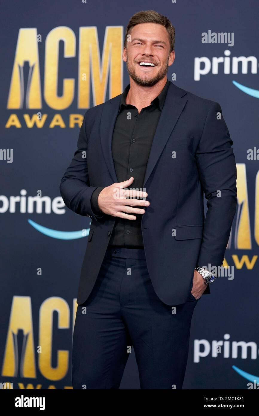 Alan Ritchson arrives at the 57th Academy of Country Music Awards on(01)
