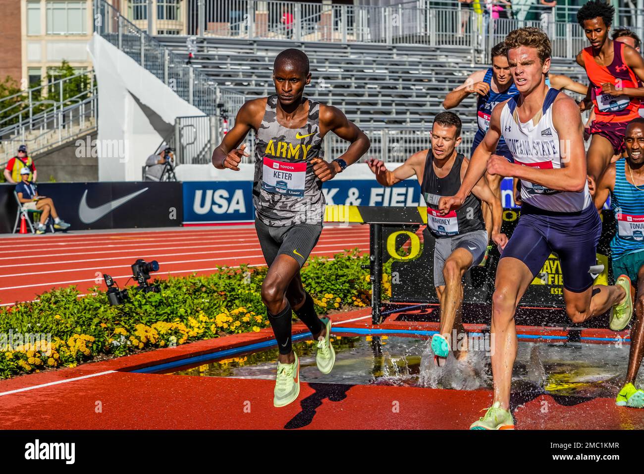 Spc. Bernard Keter, a Track & Field Soldierathlete assigned to the