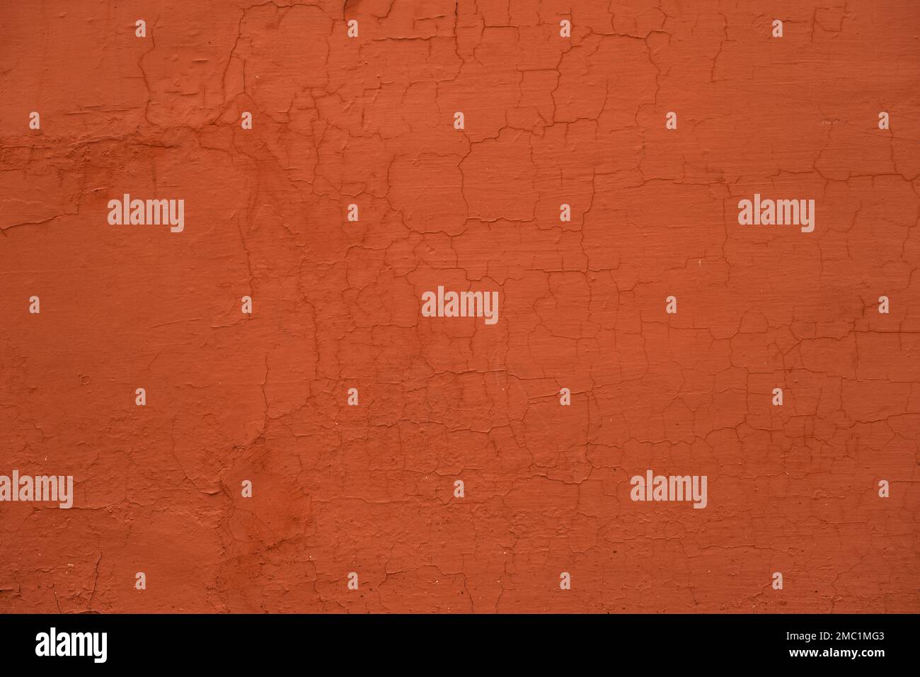Old red colored wall grunge background Stock Photo