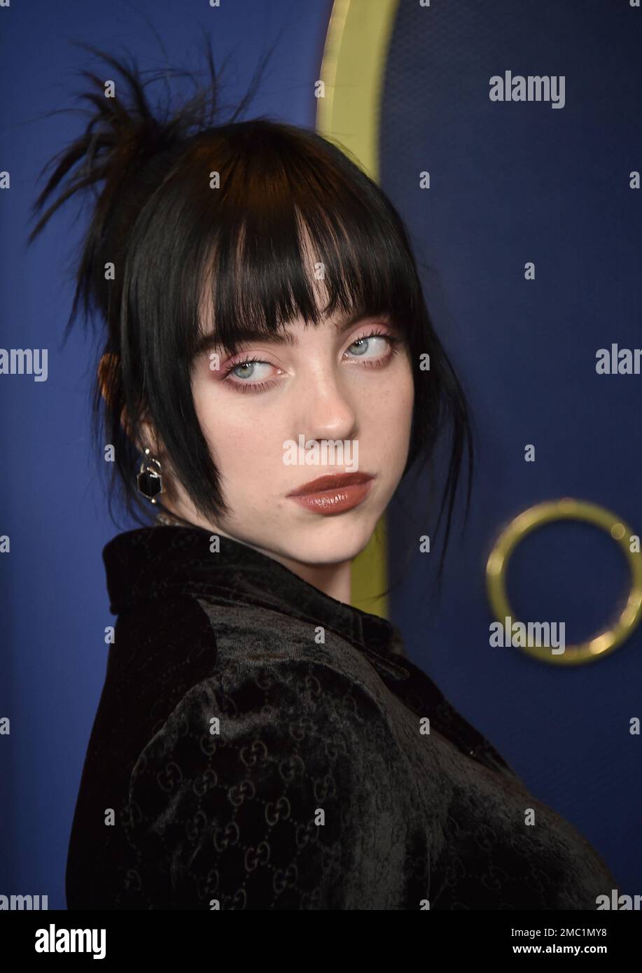 Billie Eilish arrives at the 94th Academy Awards nominees luncheon on