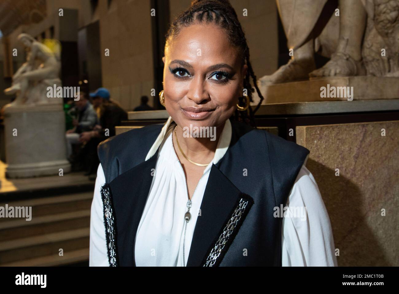 Ava DuVernay attends the Louis Vuitton Womenswear Fall/Winter 2022/2023  show as part of Paris Fashion Week on March 07, 2022 in Paris, France.  Photo by Laurent Zabulon/ABACAPRESS.COM Stock Photo - Alamy