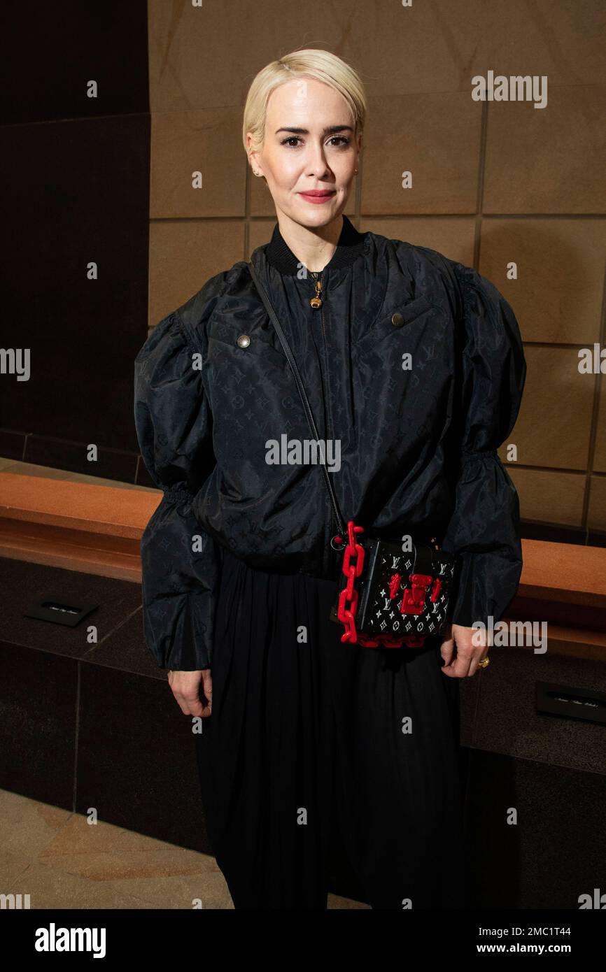 Sarah Paulson attends the Louis Vuitton Ready To Wear Fall/Winter 2022