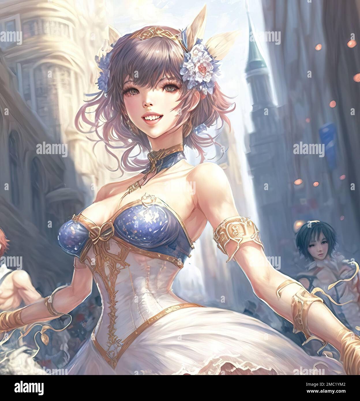 a fantasy anime girl dancing on a festival, concept art illustration Stock Photo - Alamy a fantasy anime girl dancing on a festival, concept art illustration Stock Photo - Alamy