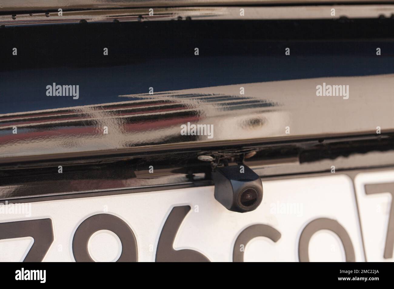 car rear view camera for parking assistance on the car Stock Photo Alamy