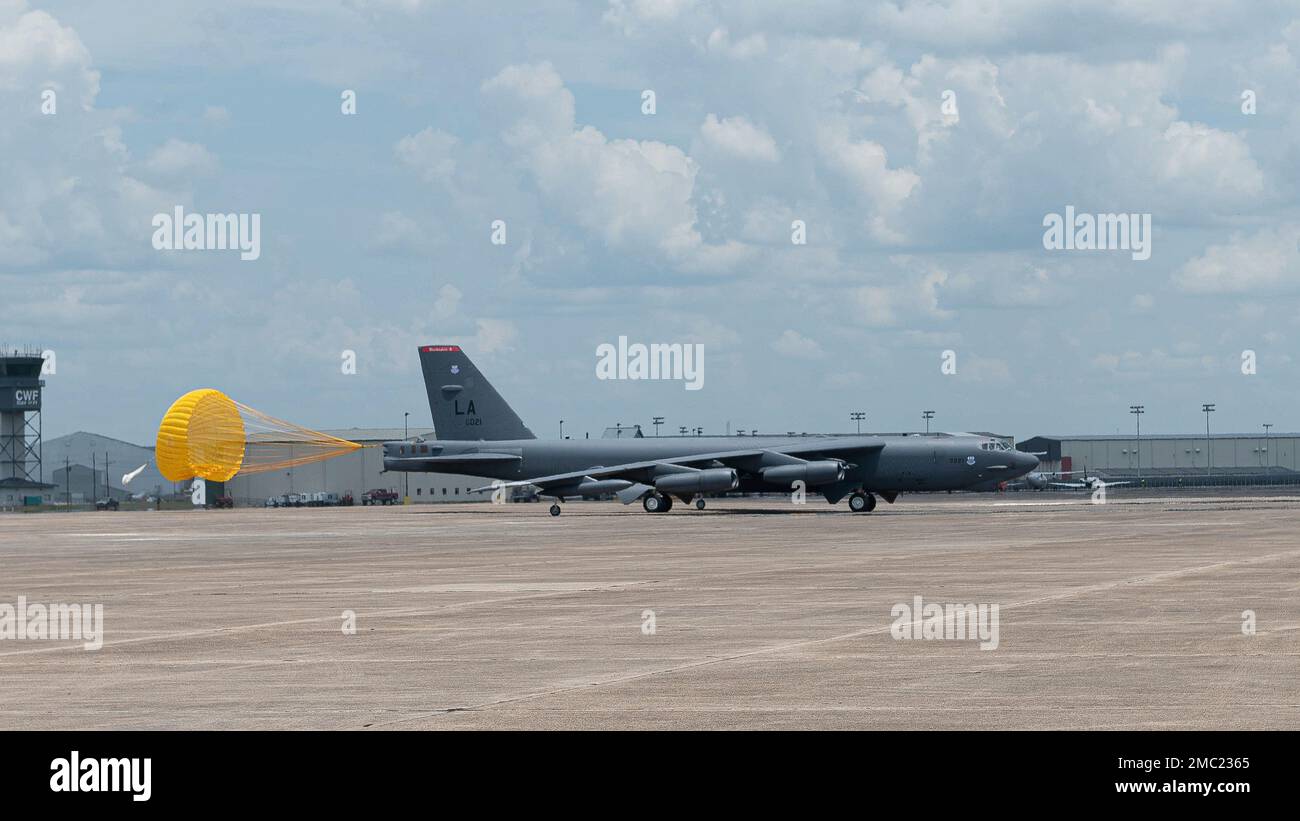 A U.S. Air Force B-52H Stratofortress from Barksdale Air Force Base ...