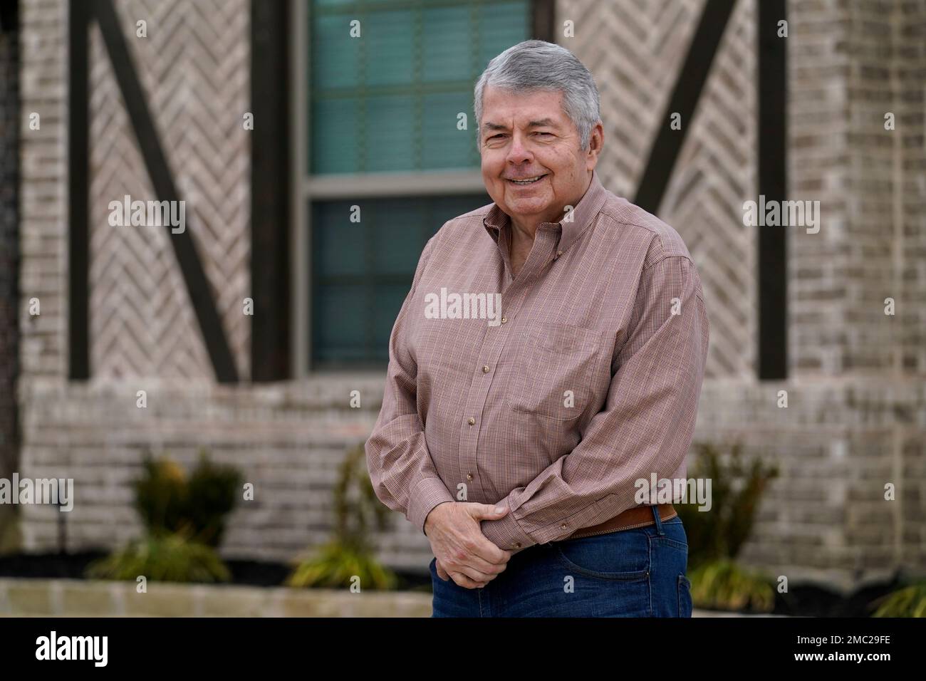 Kirby Wilbur, a former talk show host in Washington, poses for a photo