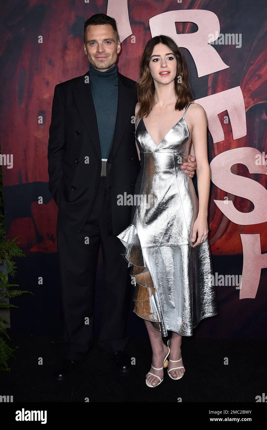 Sebastian Stan and Daisy Edgar-Jones arrive at the Los Angeles premiere ...