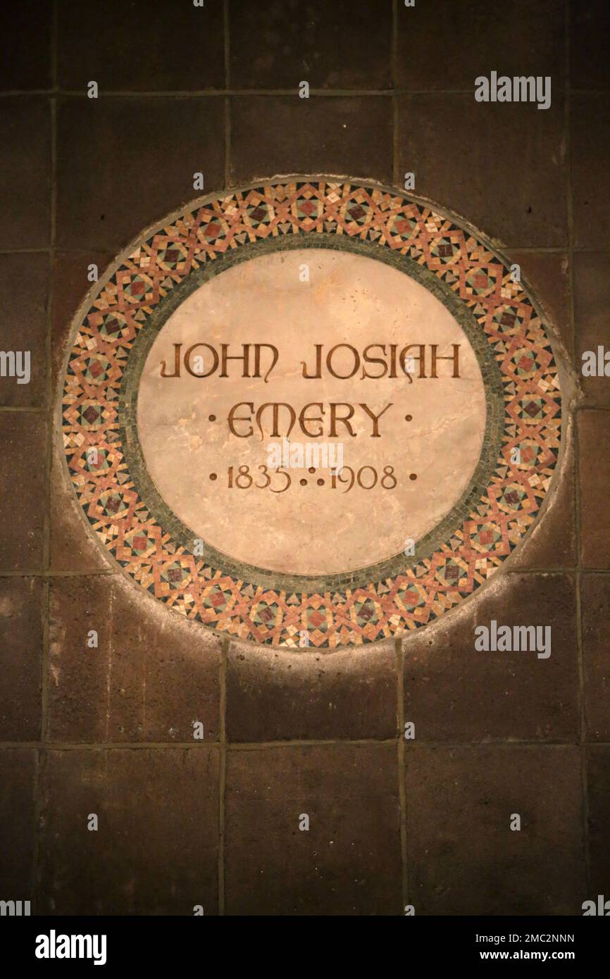 John Josiah Emery - 1835-1908. St. Bartholomew's Episcopal Church. New York. Etats-Unis. Stock Photo