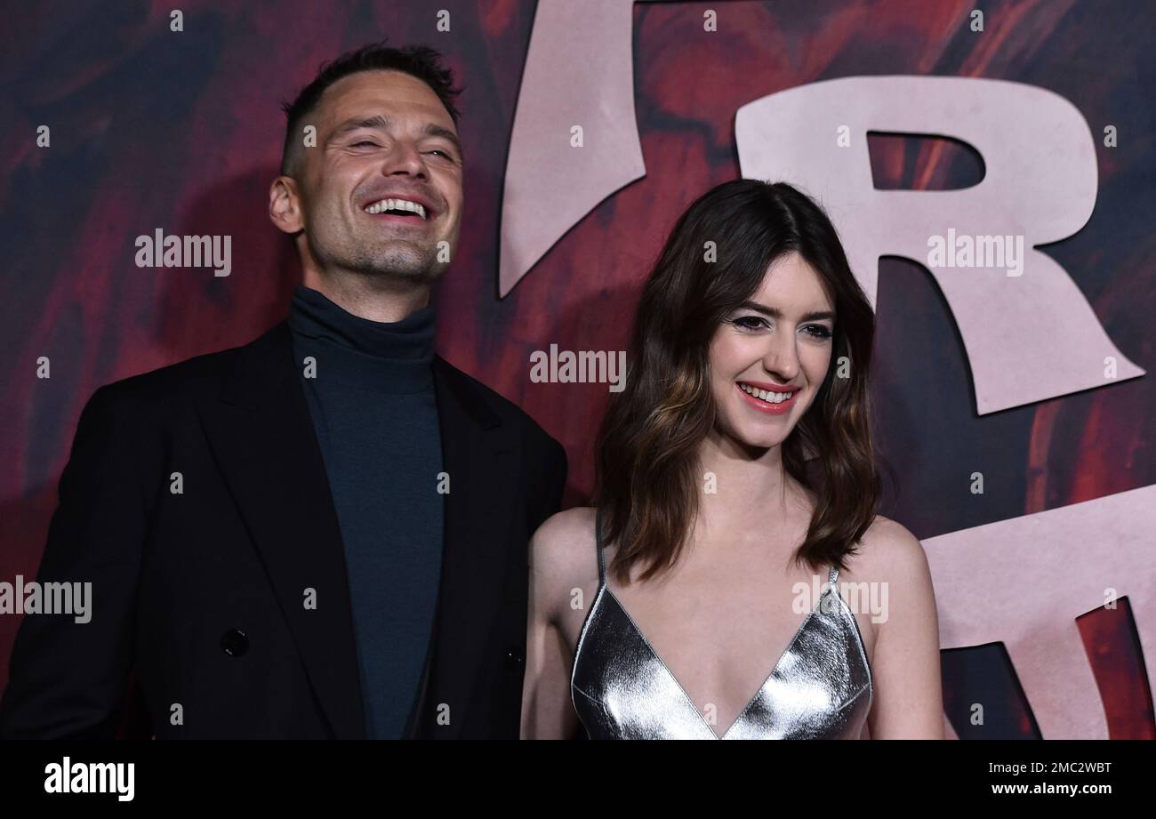 Sebastian Stan, left, and Daisy Edgar-Jones, cast members in 