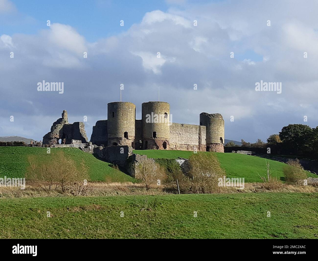 An old castle on top of the hill Stock Photo - Alamy
