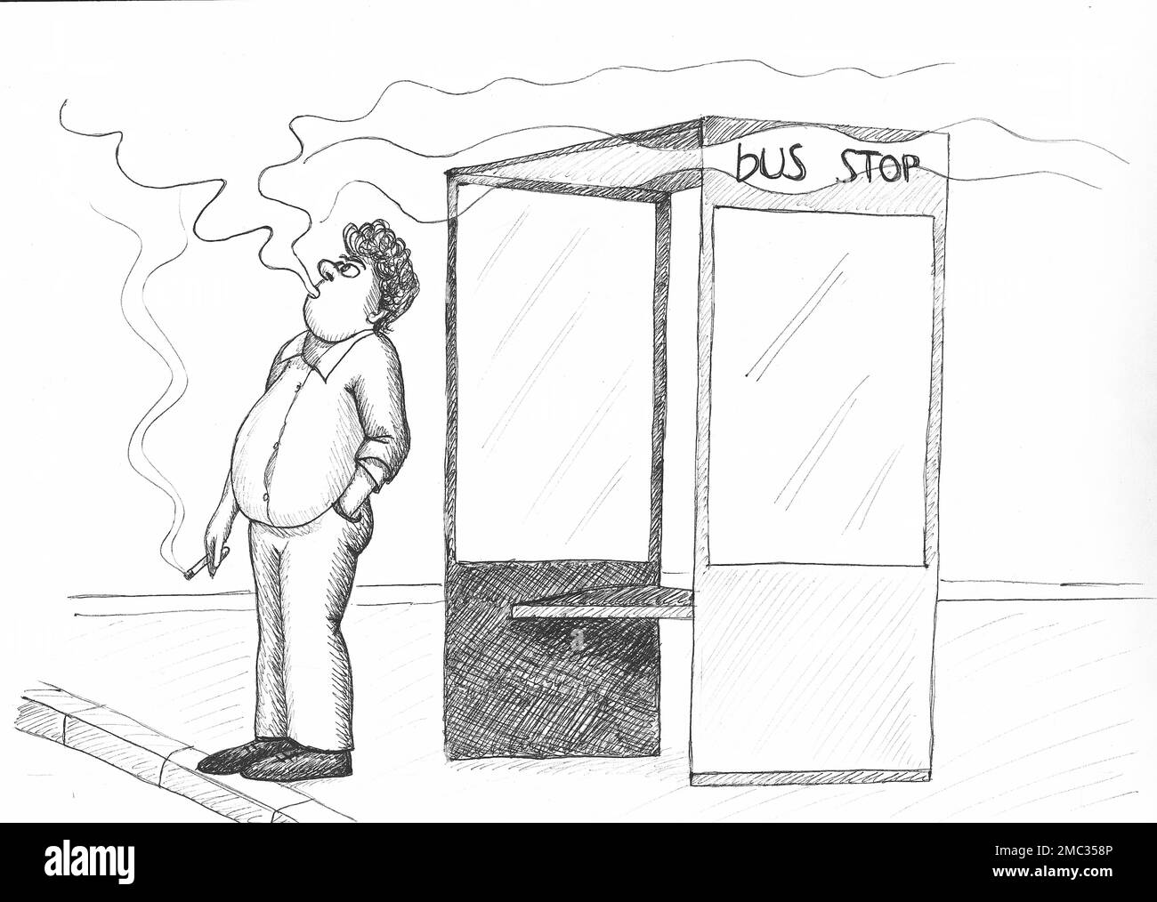 Dibujo de cigarrillo hires stock photography and images Alamy