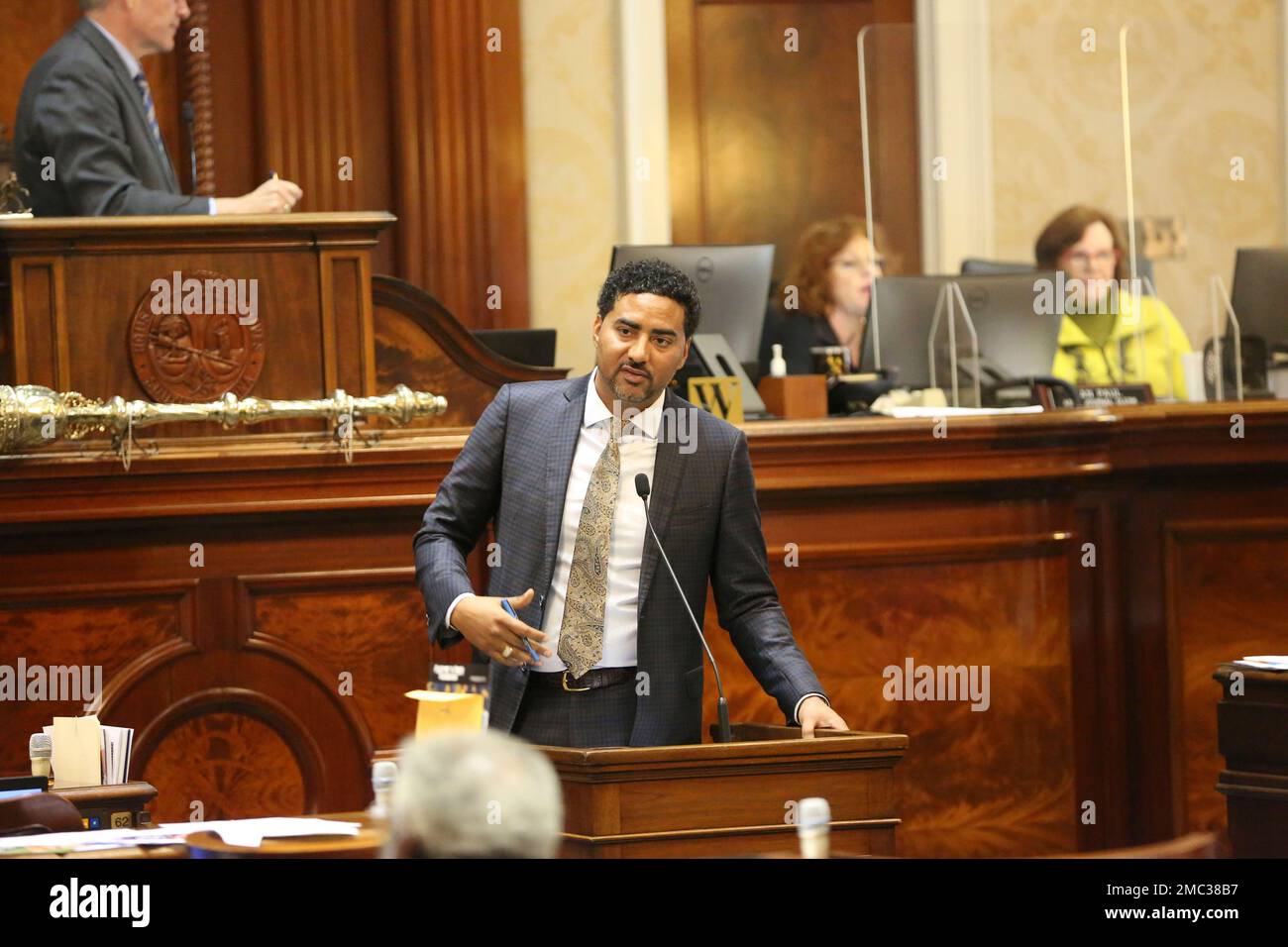 South Carolina Rep. Justin Bamberg, talks about a bill that would