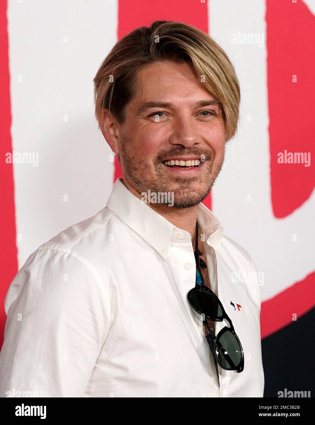 Taylor Hanson poses at the world premiere of the film "Turning Red,"  Tuesday, March 1, 2022, at the El Capitan Theatre in Los Angeles. (AP  Photo/Chris Pizzello Stock Photo - Alamy