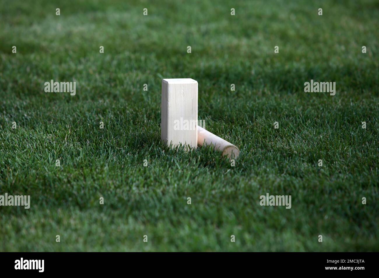 viking game kubb Stock Photo Alamy