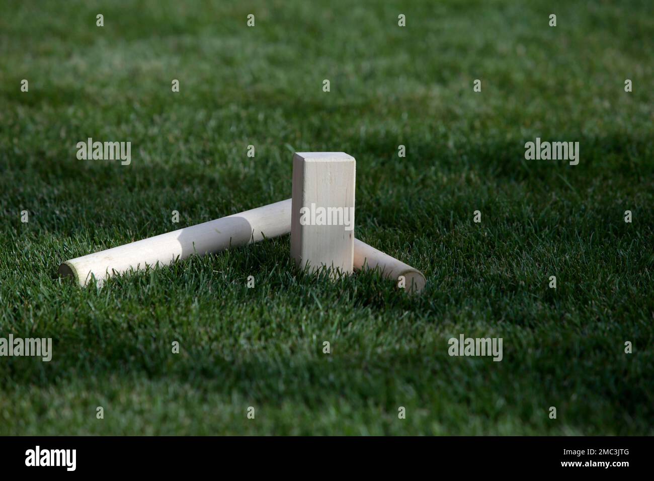 viking game kubb Stock Photo Alamy