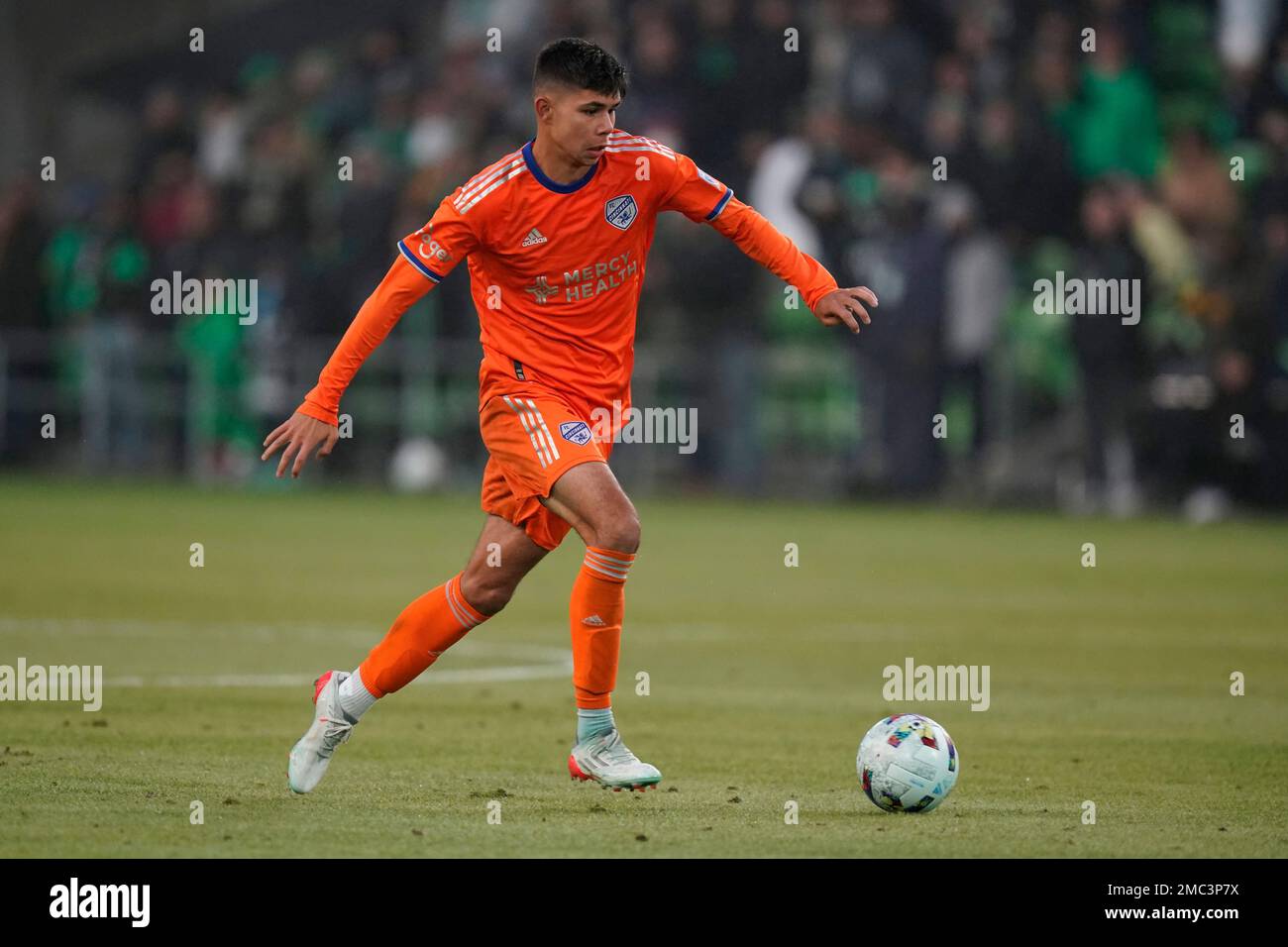 FC Cincinnati forward Nicholas Markanich during an MLS soccer match