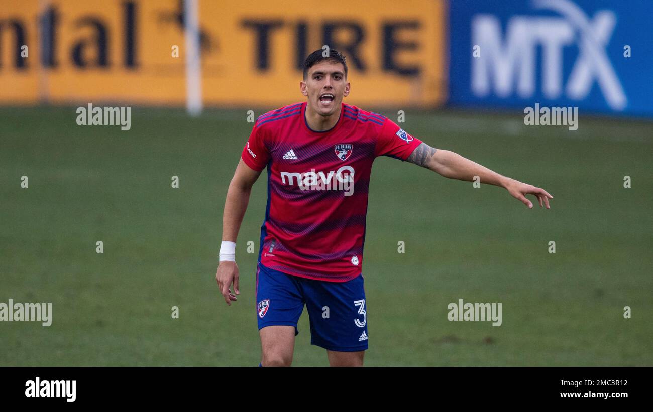 HARRISON, NJ - APRIL 16: FC Dallas midfielder Facundo Quignon (5