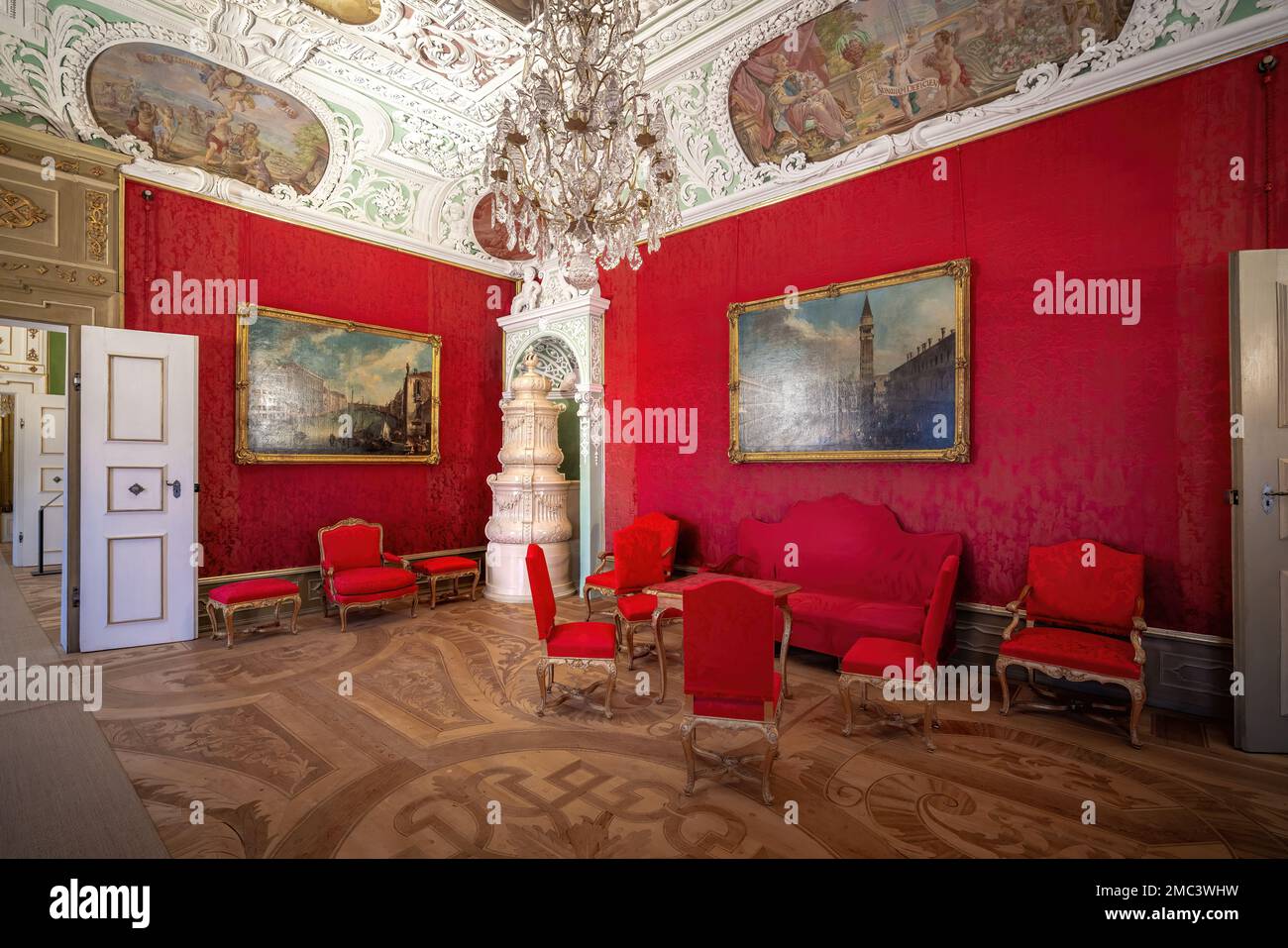 Imperial Apartment at New Residence (Neue Residenz) old Palace Interior