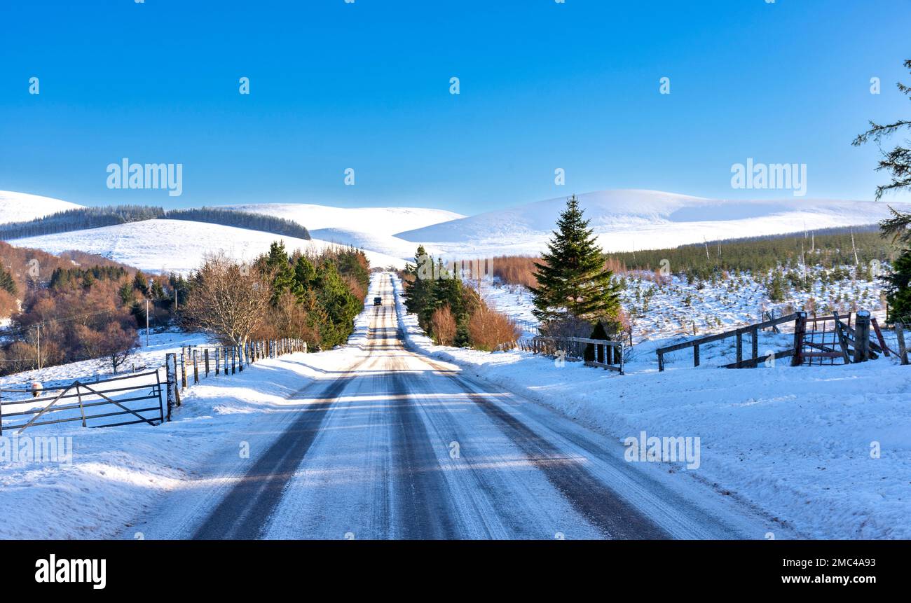 Tomintoul Moray Scotland Glenlivet Estate the old Military Road A 939
