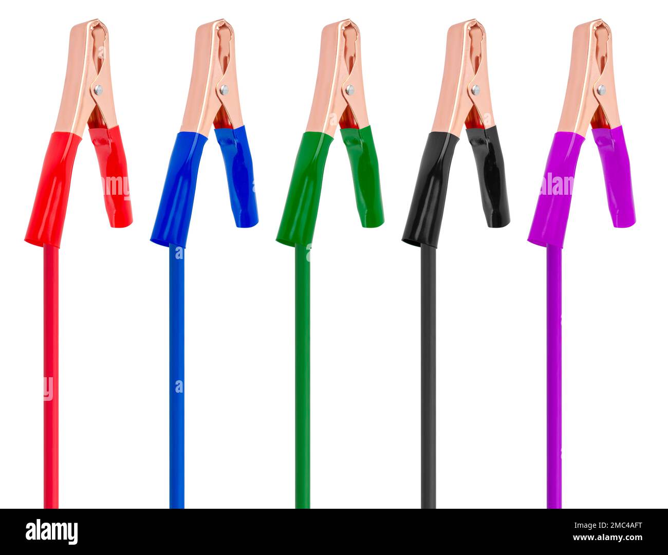 battery terminal clamp, crocodile, isolated on white background Stock Photo Alamy