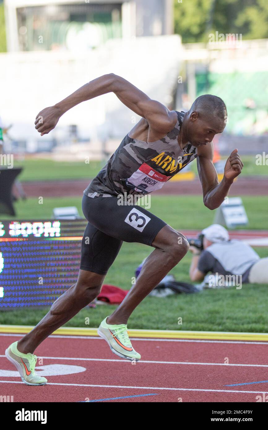 Spc. Jonah Koech, a Track & Field Soldierathlete assigned to the World