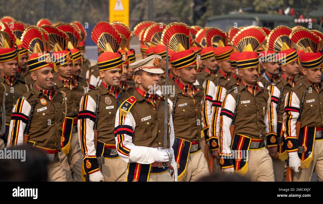 Delhi police hi-res stock photography and images - Alamy