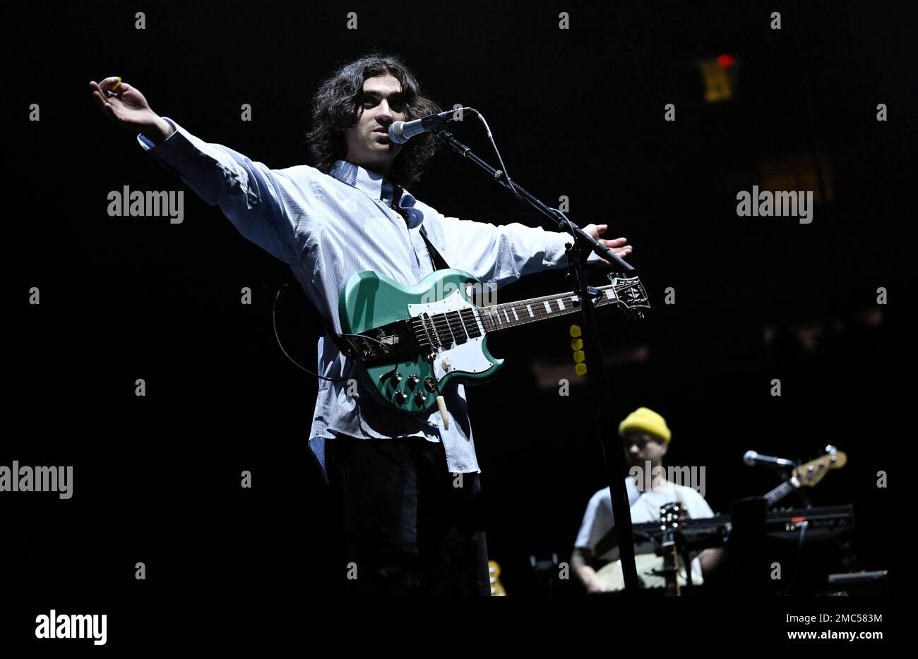Alexandre 23 Singer Musician Alexander 23 performs at Madison Square Garden on Sunday, Feb ...