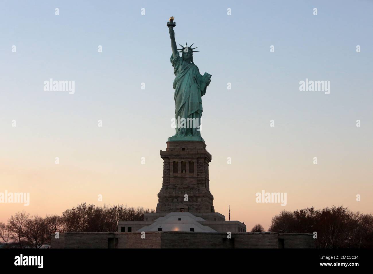 Liberty Island. Statue of Liberty National Monument. Auguste Bartholdi. 1886. New York. United
