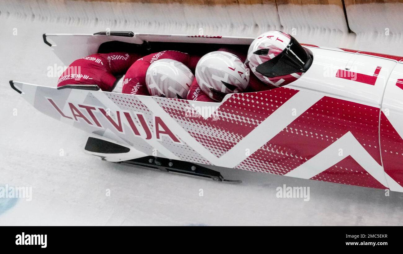 Davis Springis Oskars Kibermanis, Davis Springis, Matiss Miknis and Edgars Nemme, of ...