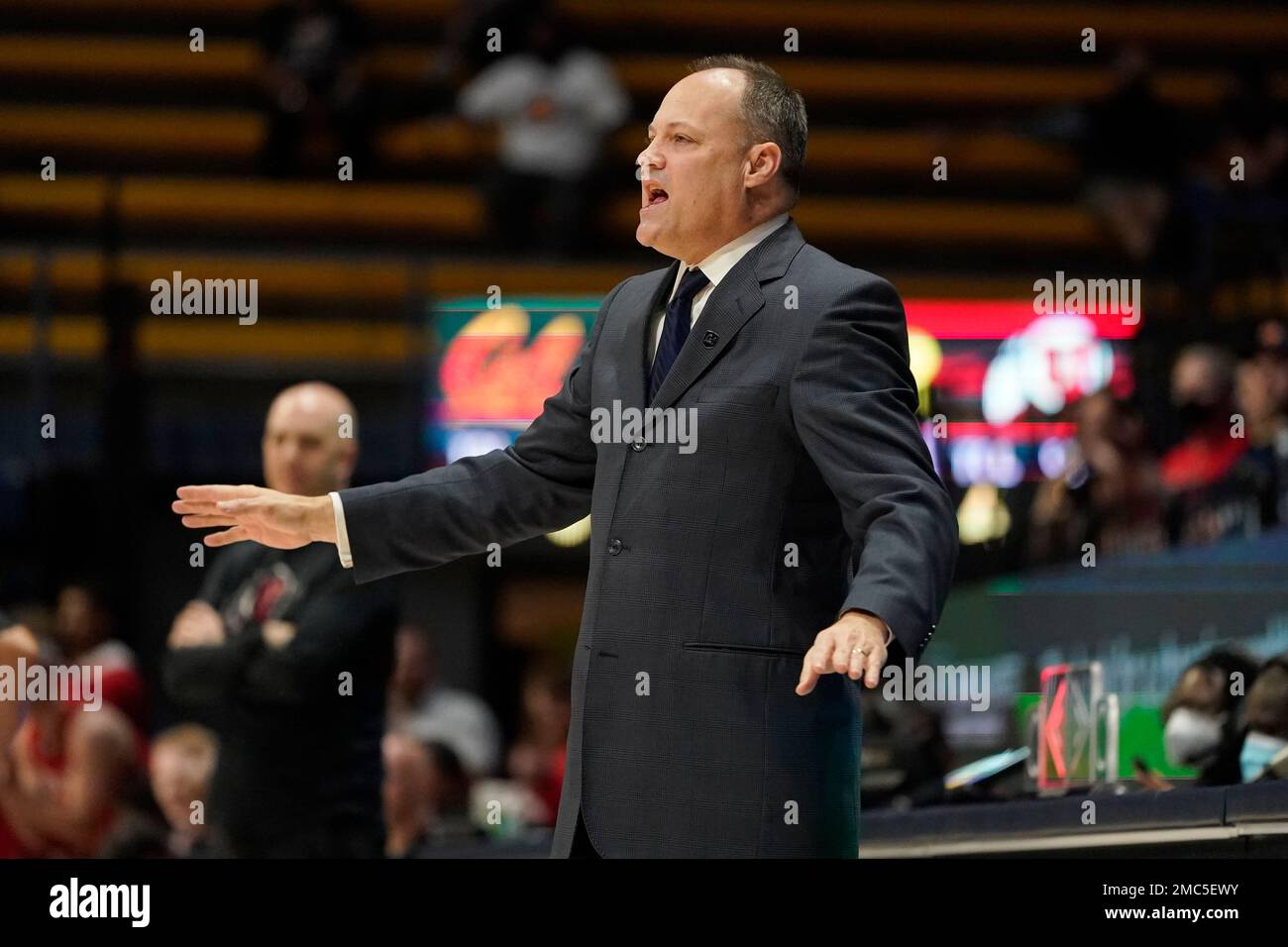 California head coach Mark Fox against Utah during an NCAA college