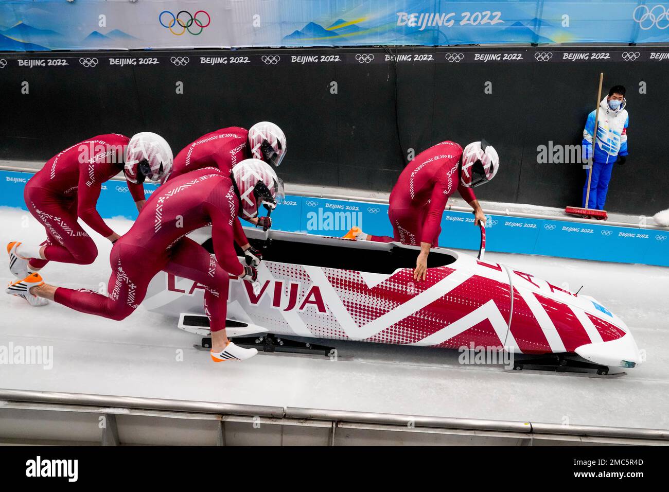 Davis Springis Oskars Kibermanis, Davis Springis, Matiss Miknis and Edgars Nemme, of ...
