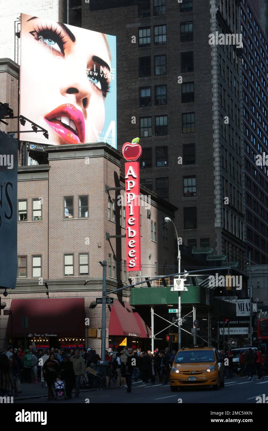 Advertising. New York. United States. Stock Photo