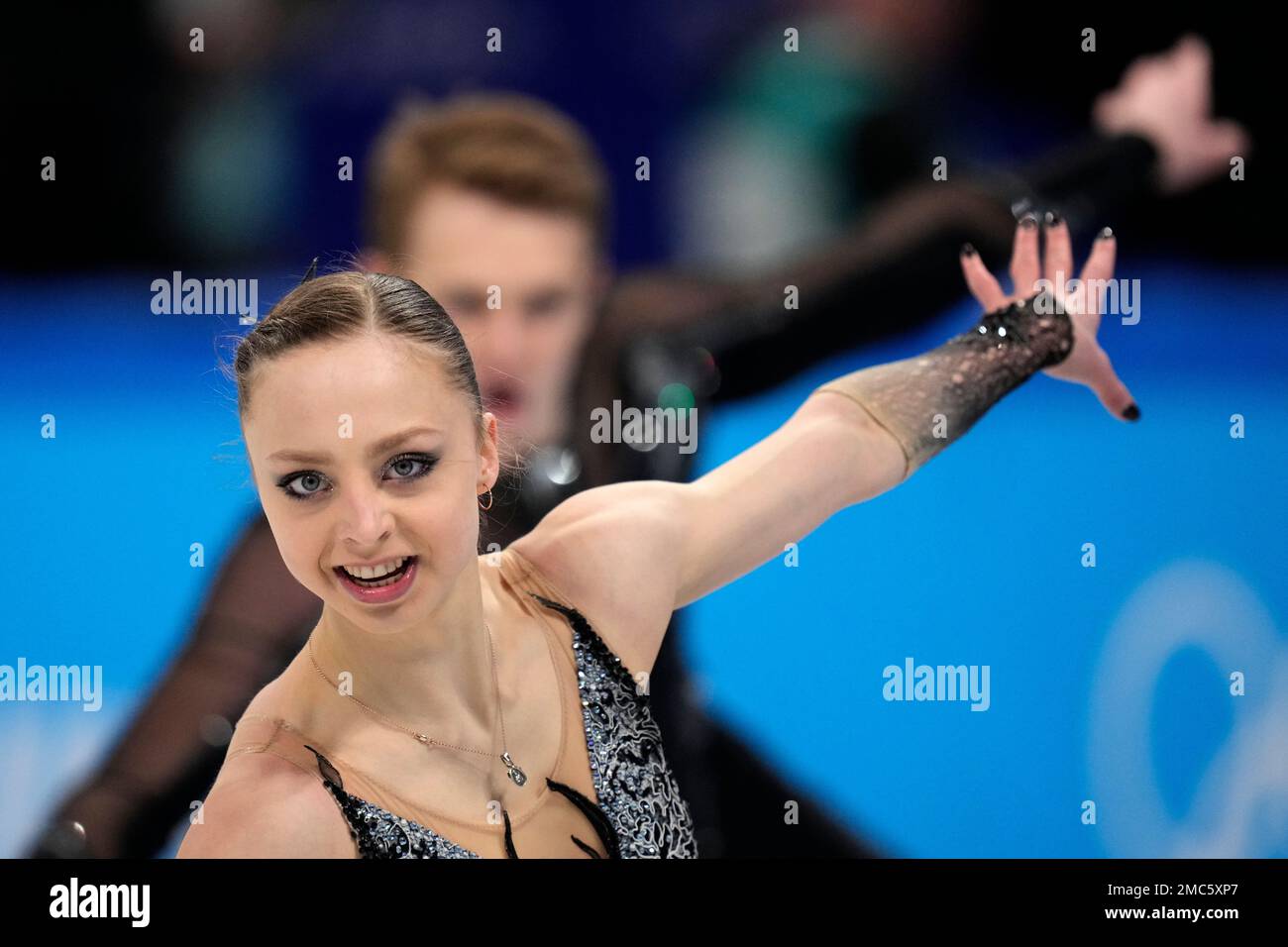 Aleksandra Boikova and Dmitrii Kozlovskii, of the Russian Olympic