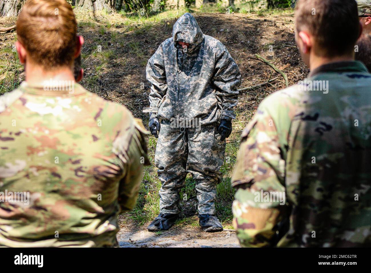 A U.S. Army spur holder assigned to the 3rd Armored Brigade Combat Team