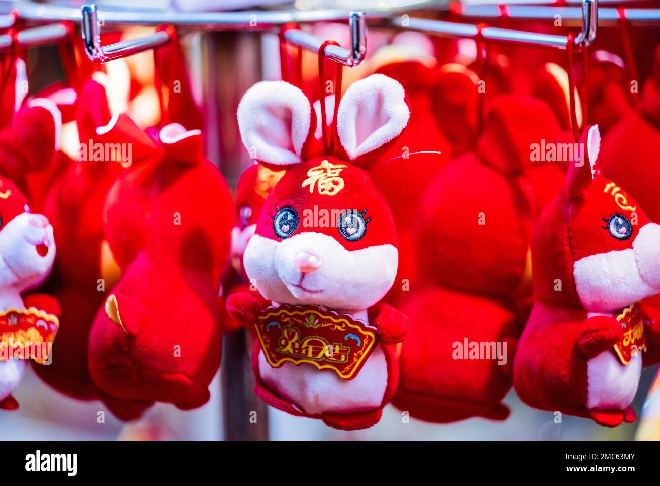 No Luck Rabbit London, UK. 21st Jan, 2023. Shops sell 'lucky' rabbit gifts, most of ...