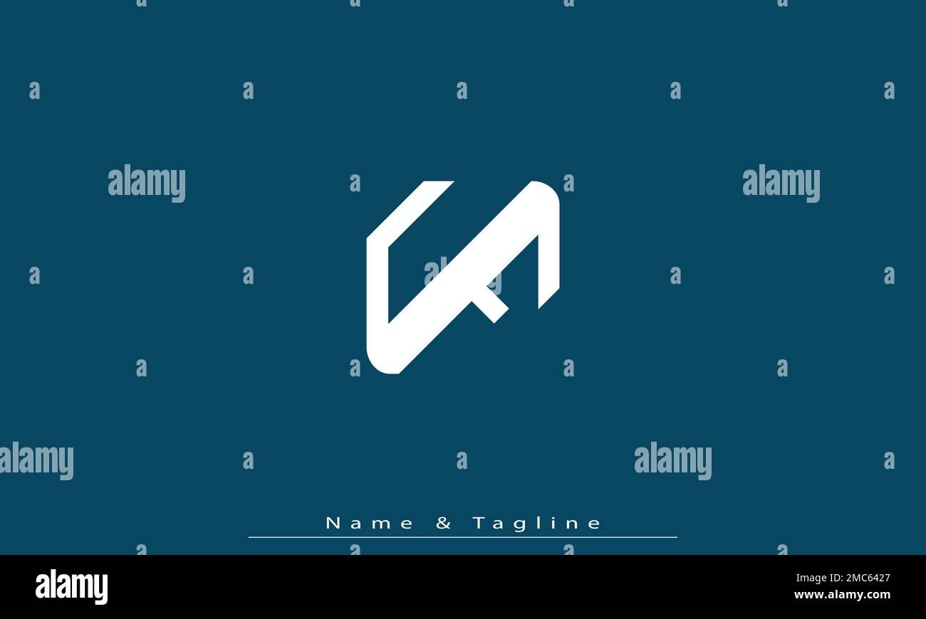 Alphabet letters Initials Monogram logo UF , FU Stock Vector