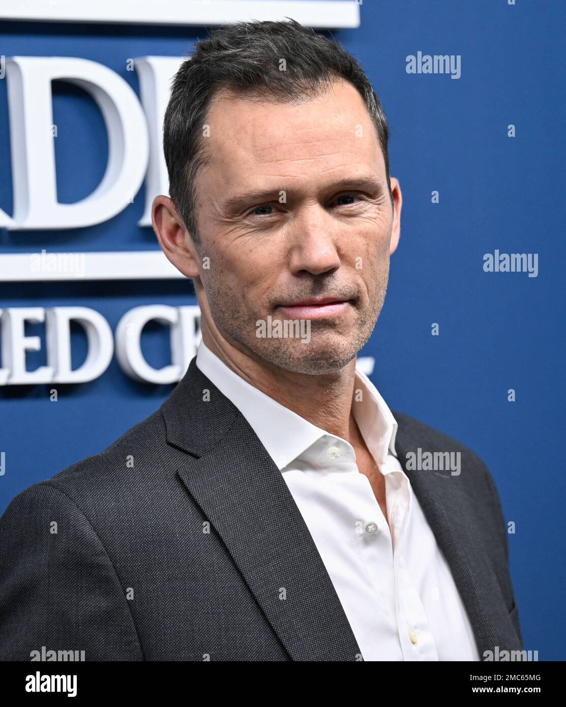 Actor Jeffrey Donovan attends the NBCUniversal "Law & Order" press