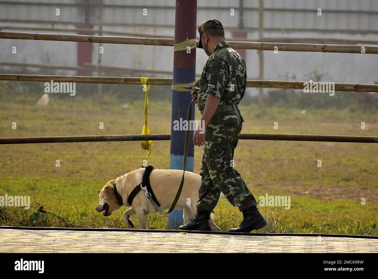 Guwahati, Guwahati, India. 21st Jan, 2023. Indian army checking the