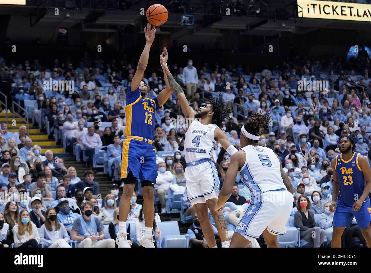 Pittsburgh Panthers Guard Ithiel Horton 12 Editorial Stock Photo - Stock  Image